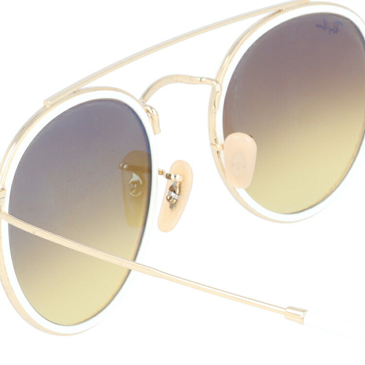 レイバン サングラス ラウンド RB3647N 001/40 51 レギュラーフィット ラウンド型 ミラー ダブルブリッジ メンズ レディース ドライブ 運転 アウトドア ブランドサングラス 紫外線 花粉対策 ROUND Ray-Ban