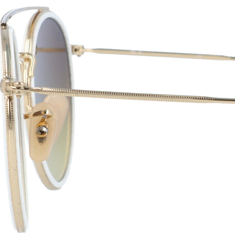 レイバン サングラス ラウンド RB3647N 001/40 51 レギュラーフィット ラウンド型 ミラー ダブルブリッジ メンズ レディース ドライブ 運転 アウトドア ブランドサングラス 紫外線 花粉対策 ROUND Ray-Ban