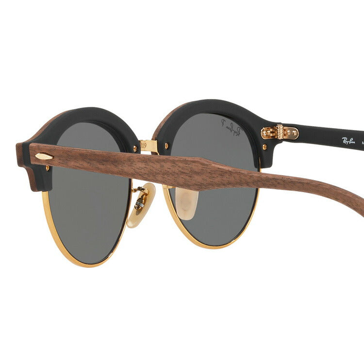レイバン 偏光サングラス クラブラウンド RB4246M 118158 51 レギュラーフィット ブロー型 ウッド 木 メンズ レディース ドライブ 運転 アウトドア ブランドサングラス 紫外線 花粉対策 CLUBROUND WOOD Ray-Ban