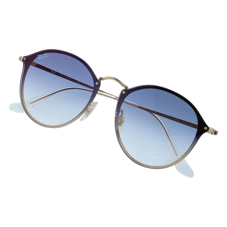 レイバン サングラス ブレイズラウンド RB3574N 001/X0 59 レギュラーフィット ラウンド型 ミラー メンズ レディース ドライブ 運転 アウトドア ブランドサングラス 紫外線 花粉対策 BLAZE ROUND Ray-Ban