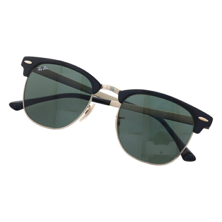 レイバン サングラス クラブマスター RB3716 187 51 レギュラーフィット ブロー型 G-15 グリーンレンズ メタル メンズ レディース ドライブ 運転 アウトドア ブランドサングラス 紫外線 花粉対策 CLUBMASTER Ray-Ban