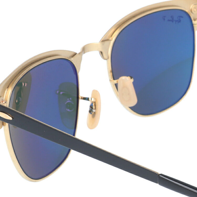 レイバン 偏光サングラス クラブマスター RB3716 187/58 51 レギュラーフィット ブロー型 メタル メンズ レディース ドライブ 運転 アウトドア ブランドサングラス 紫外線 花粉対策 CLUBMASTER Ray-Ban