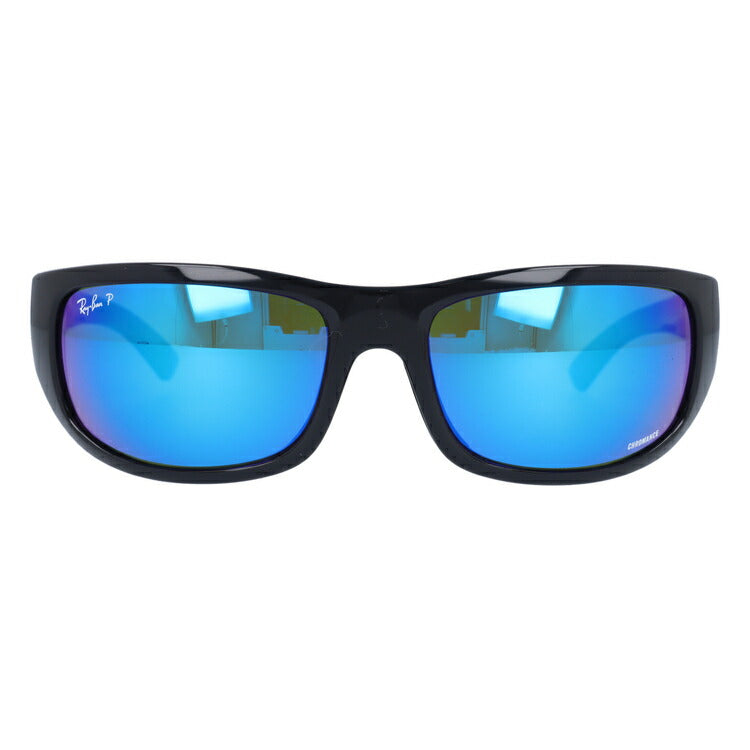 レイバン 偏光サングラス RB4283CH 601/A1 64 レギュラーフィット スクエア型 CHROMANCE クロマンス ミラー ブルーレンズ メンズ レディース ドライブ 運転 アウトドア ブランドサングラス 紫外線 花粉対策 Ray-Ban