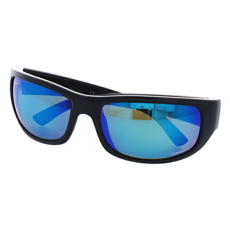 レイバン 偏光サングラス RB4283CH 601/A1 64 レギュラーフィット スクエア型 CHROMANCE クロマンス ミラー ブルーレンズ メンズ レディース ドライブ 運転 アウトドア ブランドサングラス 紫外線 花粉対策 Ray-Ban