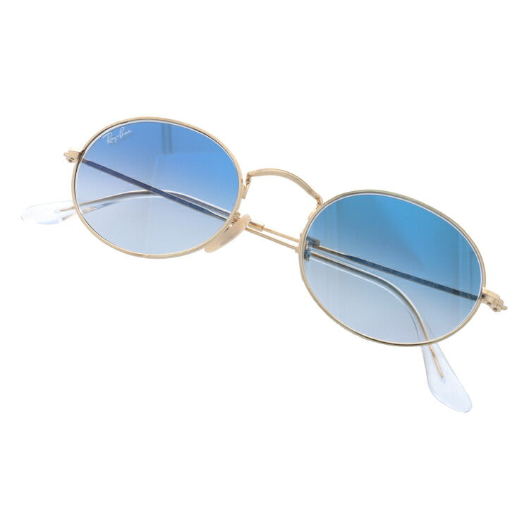 レイバン サングラス オーバル RB3547N 001/3F 51 レギュラーフィット オーバル型 フラットレンズ ブルーレンズ メンズ レディース ドライブ 運転 アウトドア ブランドサングラス 紫外線 花粉対策 OVAL Ray-Ban