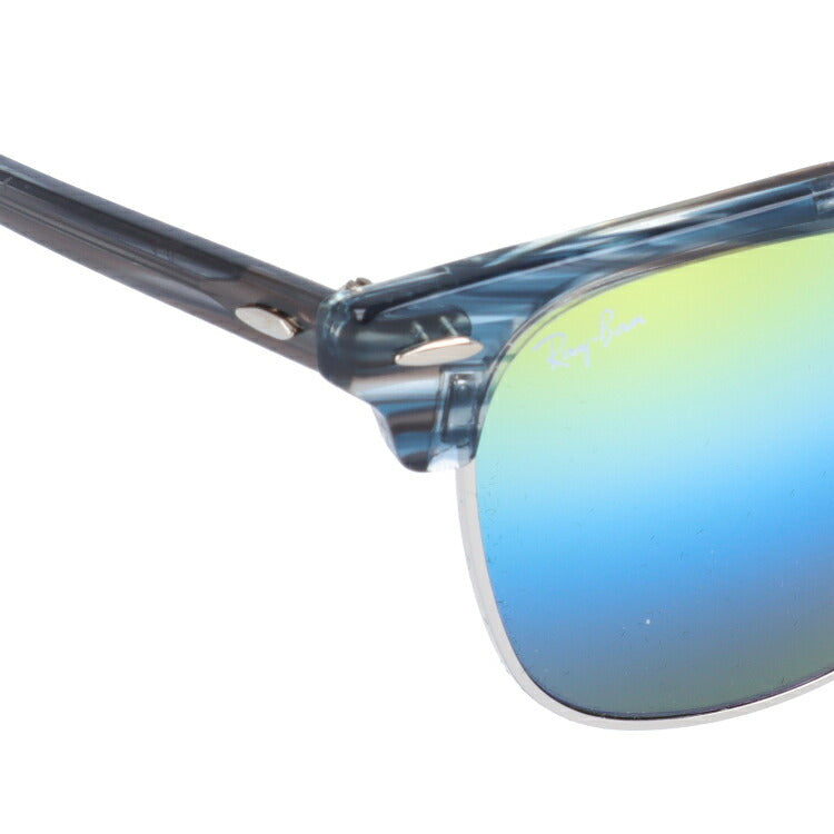 レイバン サングラス クラブマスター RB3816 1239I2 51 レギュラーフィット ブロー型 ミラー ダブルブリッジ メンズ レディース ドライブ 運転 アウトドア ブランドサングラス 紫外線 花粉対策 CLUBMASTER Ray-Ban