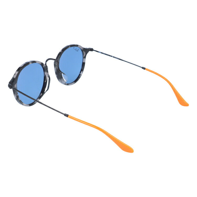 レイバン 偏光サングラス ラウンドフレック RB2447F 124652 49 アジアンフィット ラウンド型 ブルーレンズ メンズ レディース ドライブ 運転 アウトドア ブランドサングラス 紫外線 花粉対策 ROUND FLECK Ray-Ban