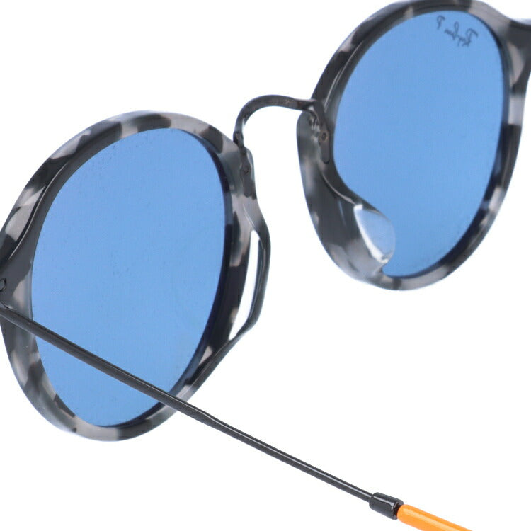 レイバン 偏光サングラス ラウンドフレック RB2447F 124652 49 アジアンフィット ラウンド型 ブルーレンズ メンズ レディース ドライブ 運転 アウトドア ブランドサングラス 紫外線 花粉対策 ROUND FLECK Ray-Ban