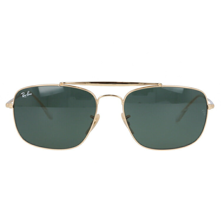 レイバン サングラス コロネル RB3560 001 58 レギュラーフィット スクエア型 G-15 グリーンレンズ メンズ レディース ドライブ 運転 アウトドア ブランドサングラス 紫外線 花粉対策 COLONEL Ray-Ban