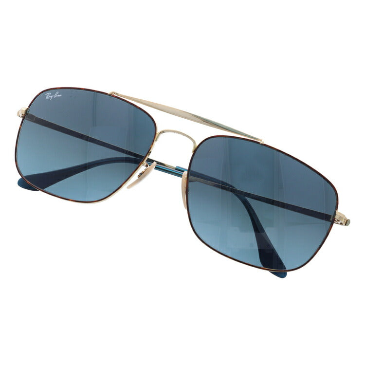 レイバン サングラス コロネル RB3560 91023M 61 レギュラーフィット スクエア型 ブルーレンズ メンズ レディース ドライブ 運転 アウトドア ブランドサングラス 紫外線 花粉対策 COLONEL Ray-Ban