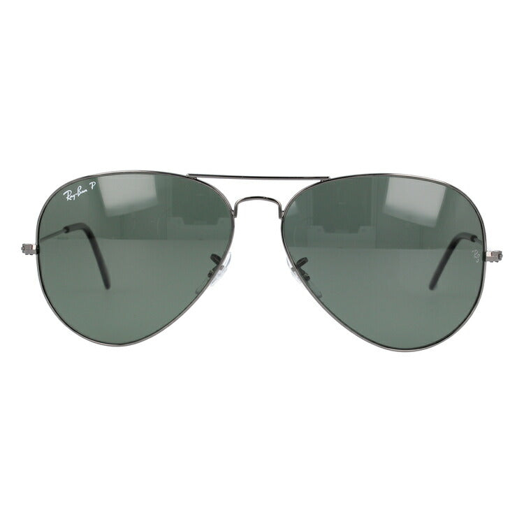 レイバン 偏光サングラス アビエーター RB3025 004/58 62 レギュラーフィット ティアドロップ型 メンズ レディース ドライブ 運転 アウトドア ブランドサングラス 紫外線 花粉対策 AVIATOR Ray-Ban