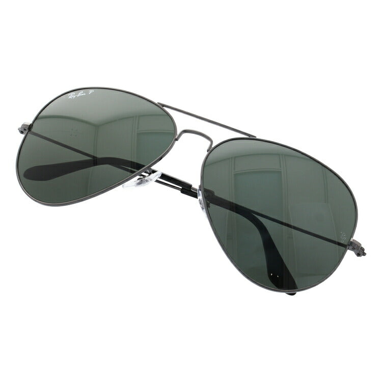 レイバン 偏光サングラス アビエーター RB3025 004/58 62 レギュラーフィット ティアドロップ型 メンズ レディース ドライブ 運転 アウトドア ブランドサングラス 紫外線 花粉対策 AVIATOR Ray-Ban