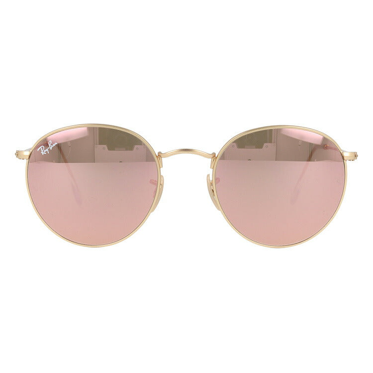 レイバン サングラス ラウンドメタル RB3447 112/Z2 53 レギュラーフィット ラウンド型 ミラー メンズ レディース ドライブ 運転 アウトドア ブランドサングラス 紫外線 花粉対策 ROUND METAL Ray-Ban