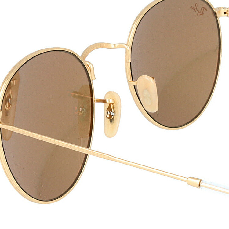 レイバン サングラス ラウンドメタル RB3447 112/Z2 53 レギュラーフィット ラウンド型 ミラー メンズ レディース ドライブ 運転 アウトドア ブランドサングラス 紫外線 花粉対策 ROUND METAL Ray-Ban