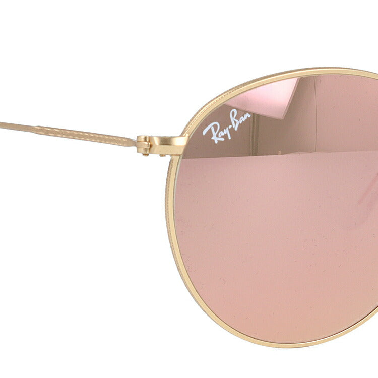 レイバン サングラス ラウンドメタル RB3447 112/Z2 53 レギュラーフィット ラウンド型 ミラー メンズ レディース ドライブ 運転 アウトドア ブランドサングラス 紫外線 花粉対策 ROUND METAL Ray-Ban