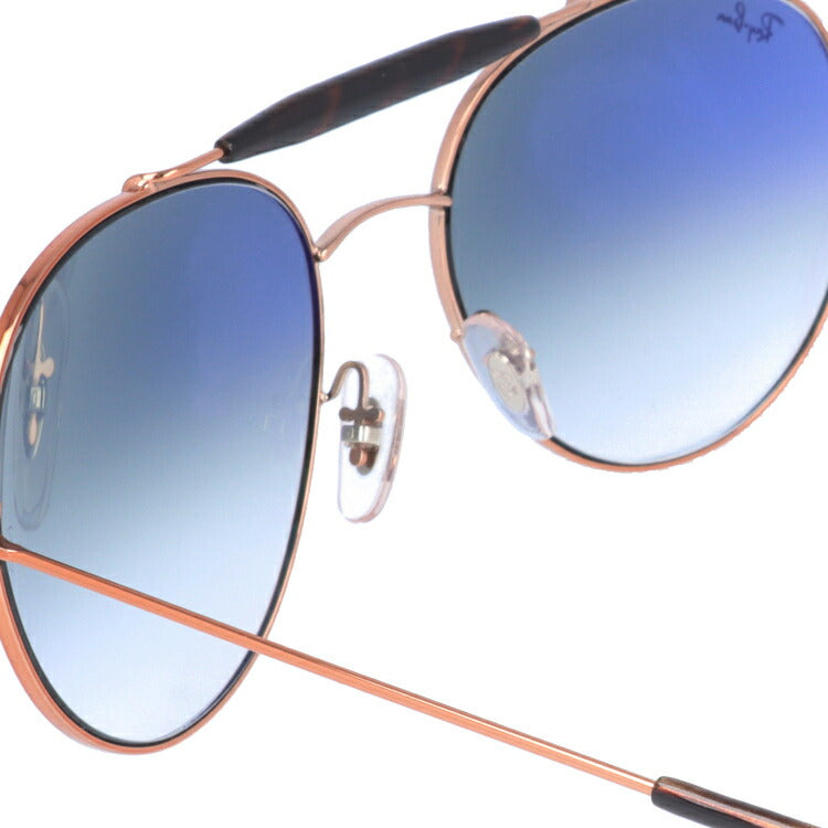 レイバン サングラス RB3540 90353F 56 レギュラーフィット ボストン型 ブルーレンズ メンズ レディース ドライブ 運転 アウトドア ブランドサングラス 紫外線 花粉対策 Ray-Ban