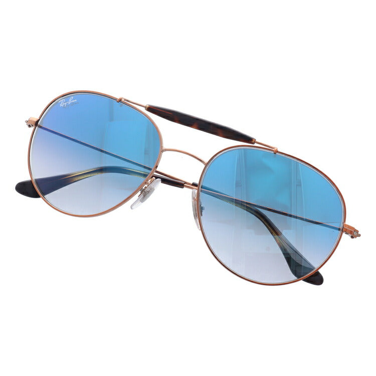 レイバン サングラス RB3540 90353F 56 レギュラーフィット ボストン型 ブルーレンズ メンズ レディース ドライブ 運転 アウトドア ブランドサングラス 紫外線 花粉対策 Ray-Ban