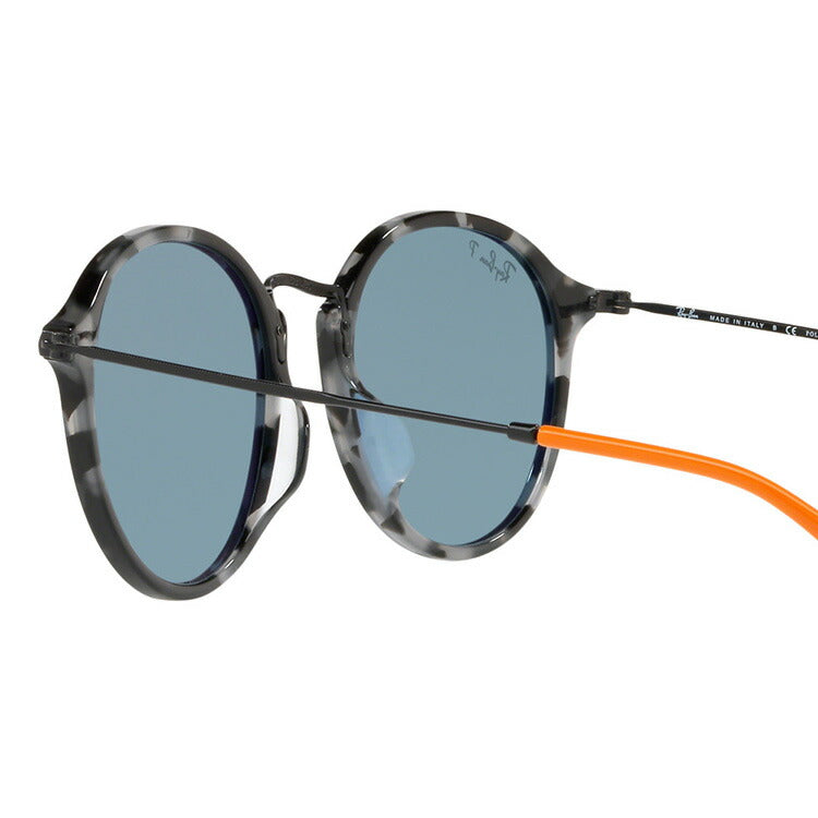 レイバン 偏光サングラス ラウンドフレック RB2447F 124652 52 アジアンフィット ラウンド型 ブルーレンズ メンズ レディース ドライブ 運転 アウトドア ブランドサングラス 紫外線 花粉対策 ROUND FLECK Ray-Ban