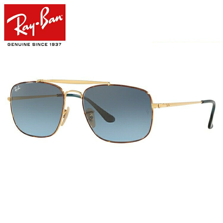 レイバン サングラス コロネル RB3560 91023M 58 レギュラーフィット スクエア型 ブルーレンズ メンズ レディース ドライブ 運転 アウトドア ブランドサングラス 紫外線 花粉対策 COLONEL Ray-Ban