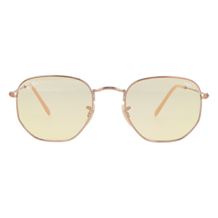 レイバン 調光サングラス ヘキサゴナル RB3548N 91310Z 51 レギュラーフィット ヘキサゴン型 フラットレンズ メンズ レディース ドライブ 運転 アウトドア ブランドサングラス 紫外線 花粉対策 HEXAGONAL Ray-Ban