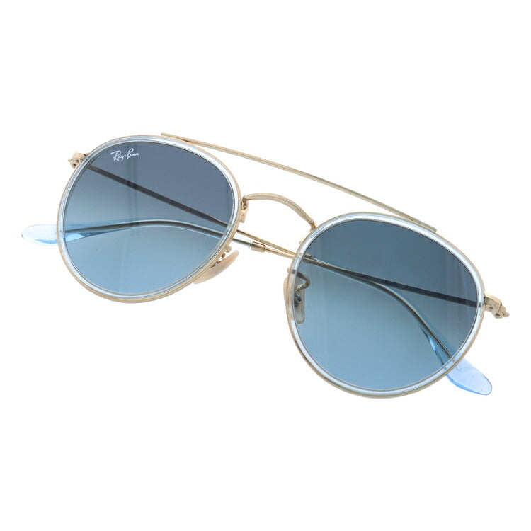 レイバン サングラス ラウンド RB3647N 91233M 51 レギュラーフィット ラウンド型 ダブルブリッジ メンズ レディース ドライブ 運転 アウトドア ブランドサングラス 紫外線 花粉対策 ROUND Ray-Ban