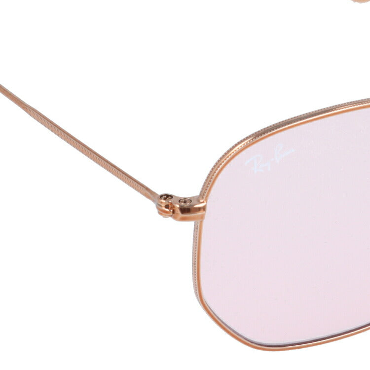 レイバン 調光サングラス ヘキサゴナル RB3548N 91310X 54 レギュラーフィット ヘキサゴン型 フラットレンズ メンズ レディース ドライブ 運転 アウトドア ブランドサングラス 紫外線 花粉対策 HEXAGONAL Ray-Ban