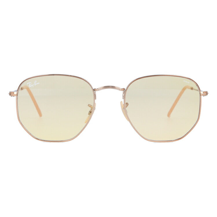 レイバン 調光サングラス ヘキサゴナル RB3548N 91310Z 54 レギュラーフィット ヘキサゴン型 フラットレンズ メンズ レディース ドライブ 運転 アウトドア ブランドサングラス 紫外線 花粉対策 HEXAGONAL Ray-Ban