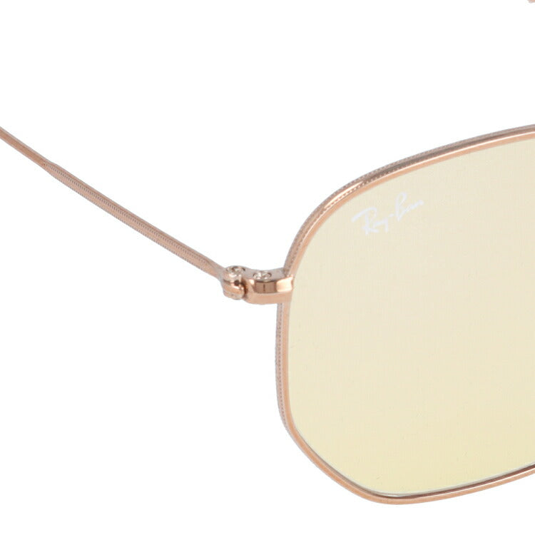 レイバン 調光サングラス ヘキサゴナル RB3548N 91310Z 54 レギュラーフィット ヘキサゴン型 フラットレンズ メンズ レディース ドライブ 運転 アウトドア ブランドサングラス 紫外線 花粉対策 HEXAGONAL Ray-Ban