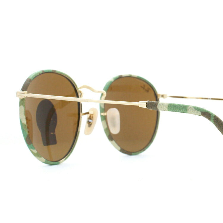 レイバン サングラス ラウンドメタル RB3447JM 169 50 レギュラーフィット ラウンド型 B-15 ブラウンレンズ 迷彩 カモ メンズ レディース ドライブ 運転 アウトドア ブランドサングラス 紫外線 花粉対策 ROUND METAL Ray-Ban