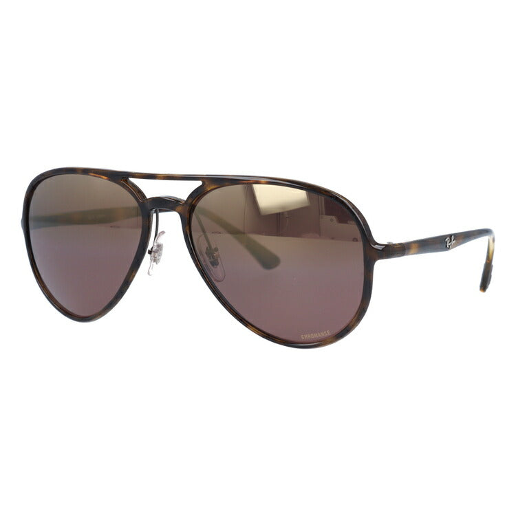 レイバン 偏光サングラス RB4320CH 710/6B 58 レギュラーフィット ティアドロップ型 CHROMANCE クロマンス ミラー メンズ レディース ドライブ 運転 アウトドア ブランドサングラス 紫外線 花粉対策 Ray-Ban