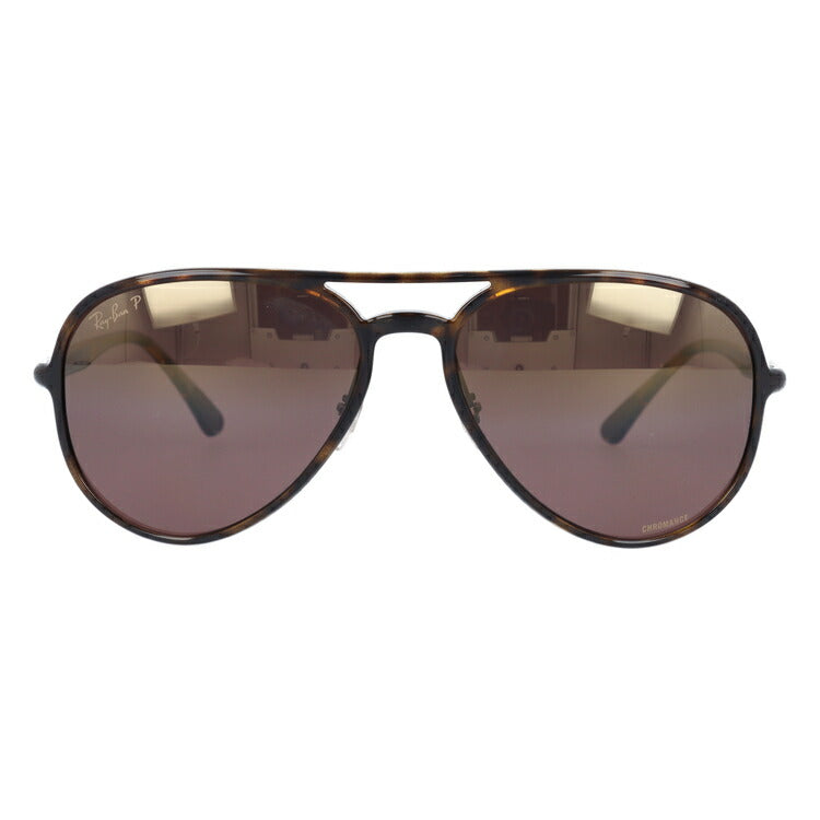 レイバン 偏光サングラス RB4320CH 710/6B 58 レギュラーフィット ティアドロップ型 CHROMANCE クロマンス ミラー メンズ レディース ドライブ 運転 アウトドア ブランドサングラス 紫外線 花粉対策 Ray-Ban