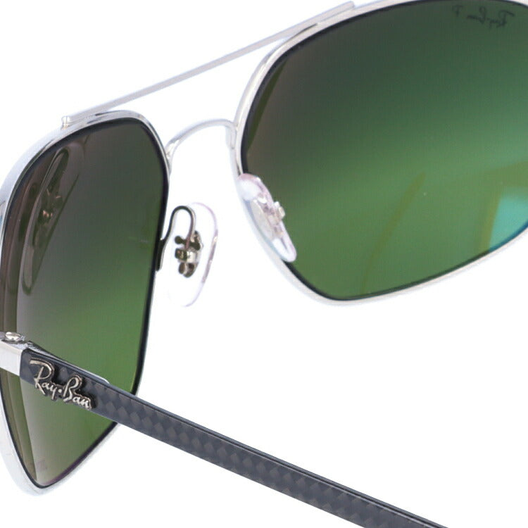 レイバン 偏光サングラス RB8322CH 003/6O 62 レギュラーフィット スクエア型 CHROMANCE クロマンス ミラー メンズ レディース ドライブ 運転 アウトドア ブランドサングラス 紫外線 花粉対策 Ray-Ban