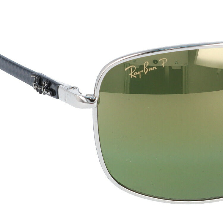 【訳あり】レイバン 偏光サングラス RB8322CH 003/6O 62 レギュラーフィット スクエア型 CHROMANCE クロマンス ミラー メンズ レディース ドライブ 運転 アウトドア ブランドサングラス 紫外線 花粉対策 Ray-Ban