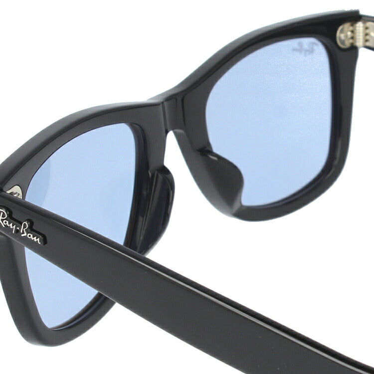 【訳あり・店頭展示品/外箱なし】レイバン サングラス ウェイファーラー RB2140F 901/64 52 アジアンフィット ウェリントン型 WASHED LENSES 黒縁 黒ぶち メンズ レディース ドライブ 運転 アウトドア ブランドサングラス 紫外線 WAYFARER Ray-Ban