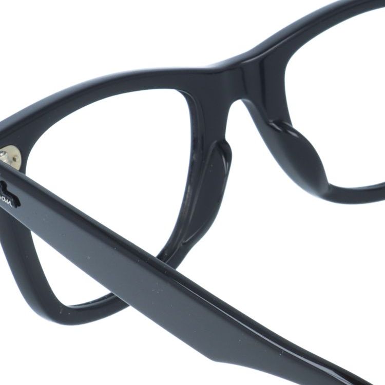 【クリアレンズセット(度付/伊達)】レイバン サングラス メガネ 度あり 度なし ウェイファーラー RB2140F 901/64 52 アジアンフィット ウェリントン型 WASHED LENSES 黒縁 黒ぶち メンズ レディース ドライブ 運転 ブランド WAYFARER Ray-Ban