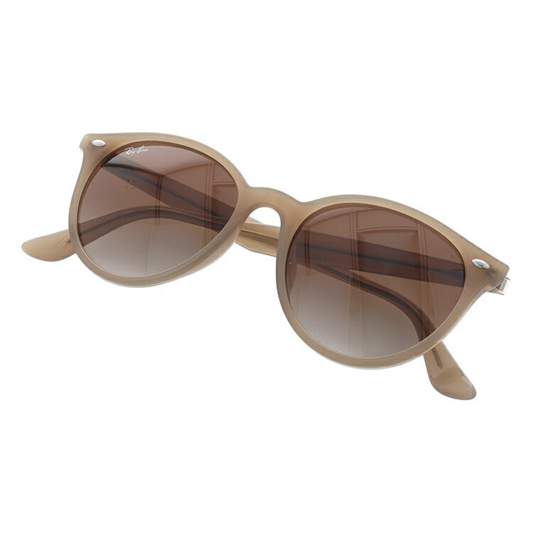 レイバン サングラス RB4305F 616613 53 アジアンフィット ボストン型 ライトブラウン ベージュ メンズ レディース ドライブ 運転 アウトドア ブランドサングラス 紫外線 花粉対策 Ray-Ban