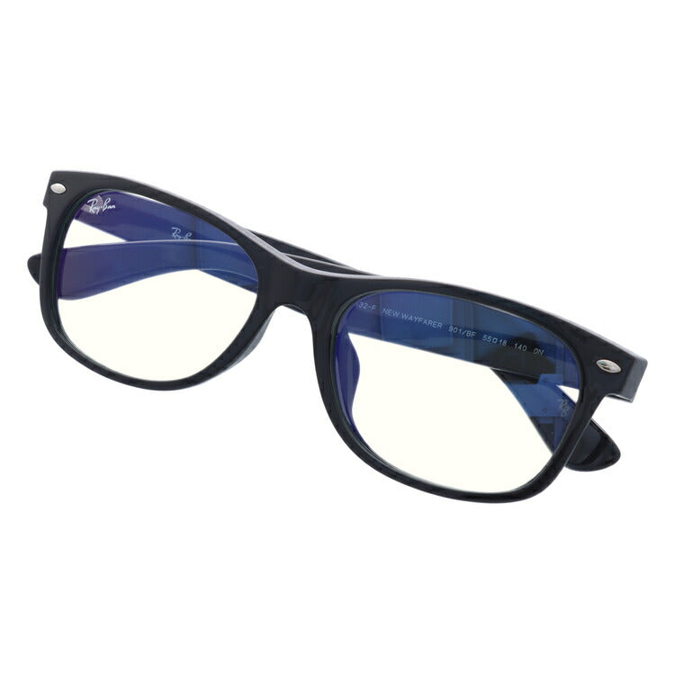 レイバン サングラス ニューウェイファーラー RB2132F 901/BF 55 アジアンフィット ウェリントン型 EVERGLASSES エバーグラス ブルーライトカット メンズ レディース ドライブ 運転 アウトドア ブランドサングラス 紫外線 花粉対策 NEW WAYFARER Ray-Ban