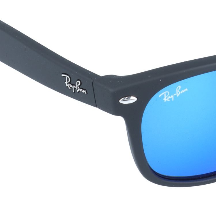 レイバン サングラス ニューウェイファーラー ミラーレンズ フルフィット(アジアンフィット) Ray-Ban NEW WAYFARER RB2132F 622/17 55サイズ ウェリントン ユニセックス メンズ レディース