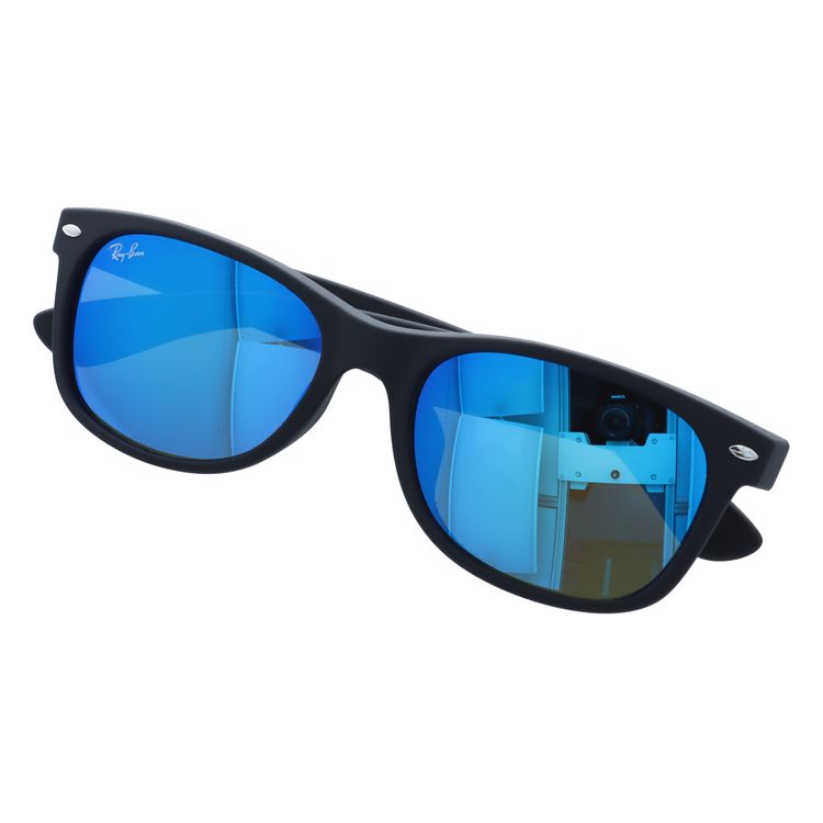 【訳あり】レイバン サングラス ニューウェイファーラー ミラーレンズ フルフィット(アジアンフィット) Ray-Ban NEW WAYFARER RB2132F 622/17 55サイズ ウェリントン ユニセックス メンズ レディース