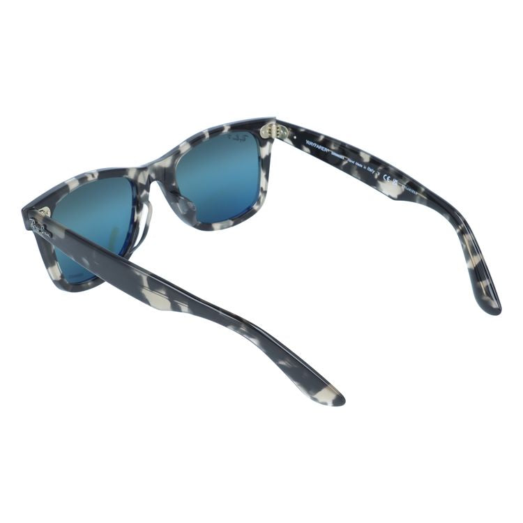 レイバン サングラス ウェイファーラー 偏光サングラス ミラーレンズ フルフィット(アジアンフィット) Ray-Ban WAYFARER RB2140F 1333G6 52サイズ ウェリントン ユニセックス メンズ レディース