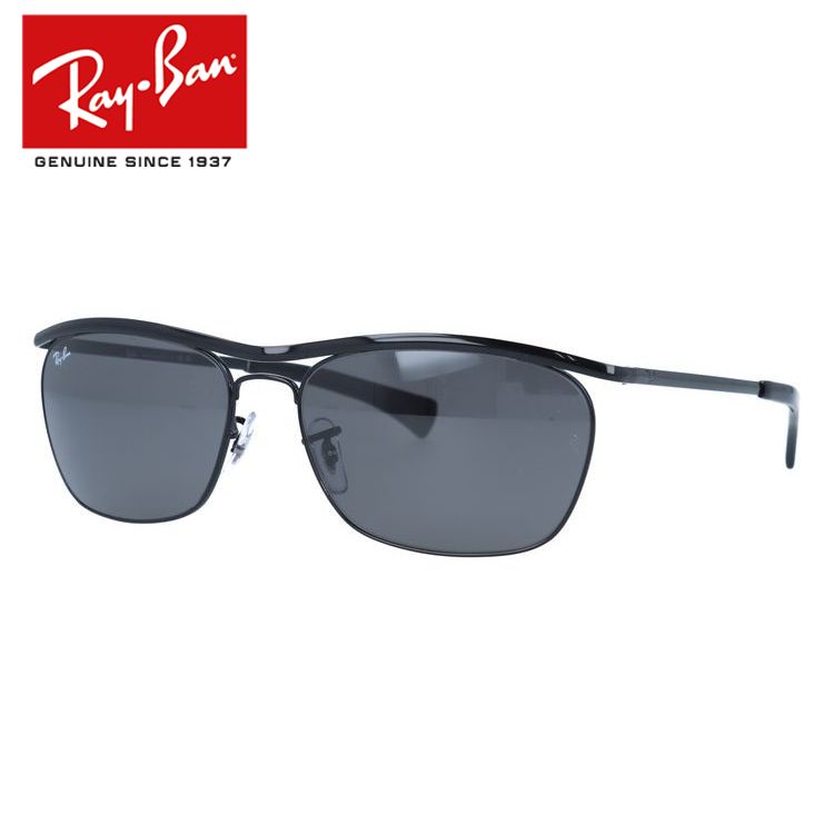 【訳あり】レイバン サングラス オリンピアツーデラックス Ray-Ban OLYMPIAN II DELUXE RB3619 002/B1 60サイズ アクティブ ユニセックス メンズ レディース【海外正規品】