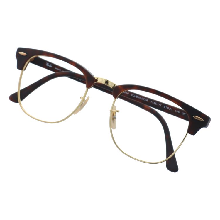 【訳あり・フレームのみ】レイバン フレームのみ クラブマスター Ray-Ban CLUBMASTER RB3016 114517 51サイズ ブロー型 アウトレット品 ユニセックス メンズ レディース【海外正規品】