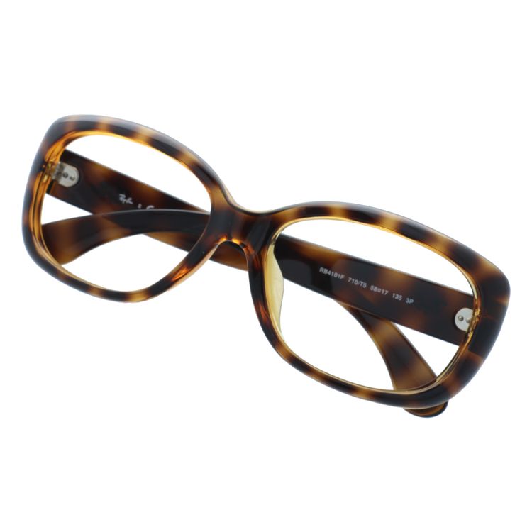 【訳あり・フレームのみ】レイバン フレームのみ ジャッキーオー フルフィット(アジアンフィット) Ray-Ban JACKIE OHH RB4101F 710/T5 58サイズ スクエア型 アウトレット品 ユニセックス メンズ レディース【海外正規品】