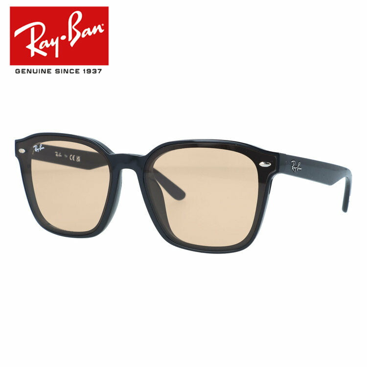 レイバン サングラス アジアンフィット Ray-Ban RB4392D 601/93 66サイズ スクエア型 大きめサイズ ビッグシルエット ユニセックス メンズ レディース