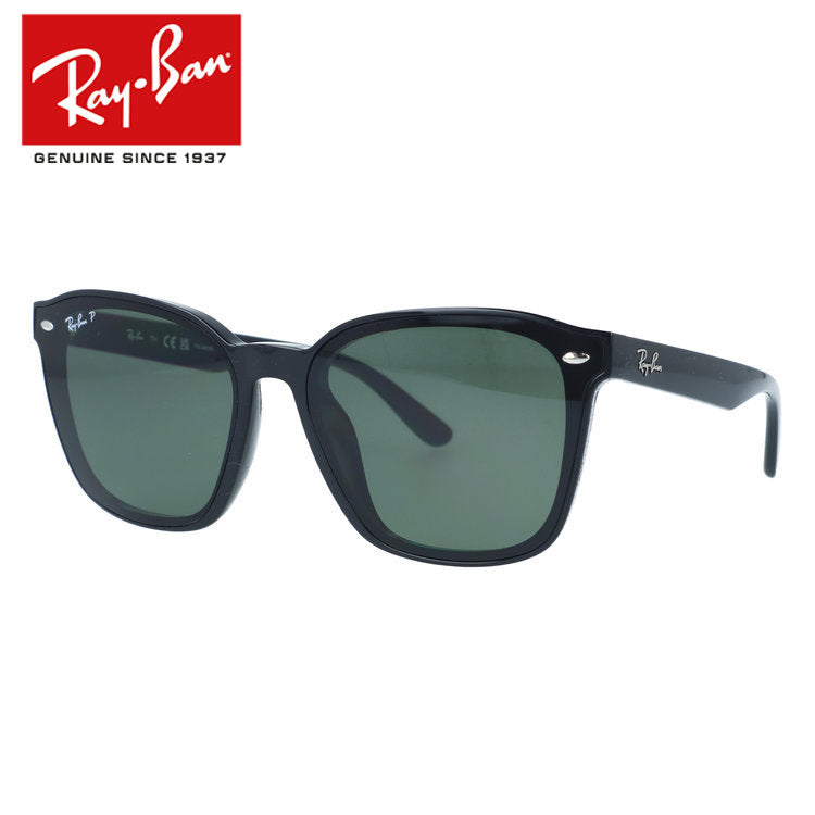 レイバン サングラス 偏光サングラス アジアンフィット Ray-Ban RB4392D 601/9A 66サイズ スクエア型 乱反射をカットし眩しさを軽減 大きめサイズ ビッグシルエット ユニセックス メンズ レディース