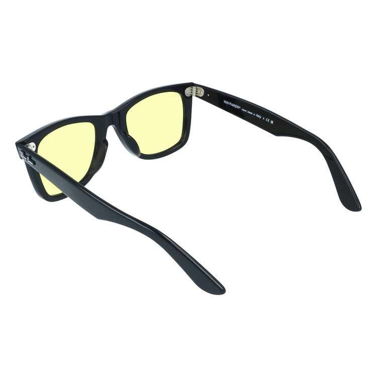 【国内正規品】レイバン サングラス ウェイファーラー ローブリッジフィット(アジアンフィット) Ray-Ban WAYFARER RB2140F 901/R6 52サイズ ウェリントン型 黒縁 クロブチ ユニセックス メンズ レディース