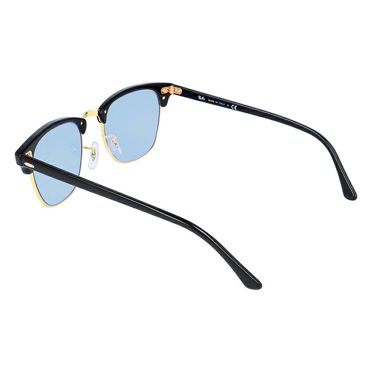 【選べる15色 ライトカラーレンズ】レイバン ライトカラー サングラス Ray-Ban RB3016 W0365 49・51 / RB3016F W0365 55 レギュラーフィット CLUBMASTER クラブマスター ブロー型 メンズ レディース アウトドア 運転 ドライブ レジャー UVカット 伊達 メガネ