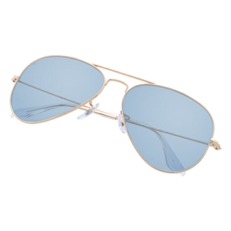 【選べる15色 ライトカラーレンズ】レイバン ライトカラー サングラス Ray-Ban RB3025 L0205 58 レギュラーフィット AVIATOR アビエーター ティアドロップ型 メンズ レディース アウトドア 運転 ドライブ レジャー UVカット 伊達 メガネ 眼鏡