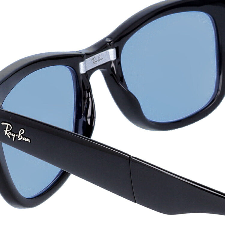 【選べる15色 ライトカラーレンズ】レイバン ライトカラー サングラス Ray-Ban RB4105 601 50 レギュラーフィット WAYFARER FOLDING ウェイファーラー フォールディング ウェリントン型 メンズ レディース アウトドア 運転 ドライブ レジャー UVカット 伊達