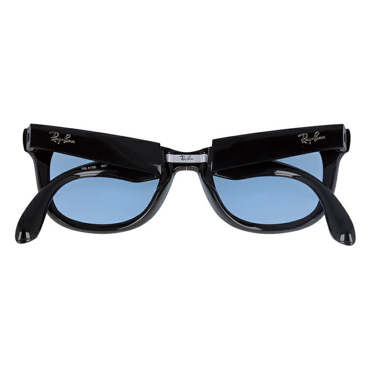 【選べる15色 ライトカラーレンズ】レイバン ライトカラー サングラス Ray-Ban RB4105 601 50 レギュラーフィット WAYFARER FOLDING ウェイファーラー フォールディング ウェリントン型 メンズ レディース アウトドア 運転 ドライブ レジャー UVカット 伊達